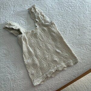 Free People Ivory Love Letter Cami Size Small